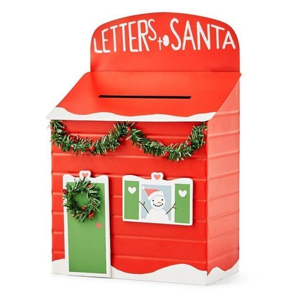HOLIDAY LANE Christmas Cheer Santa Mail Box Table Decoration - Picture 1 of 1